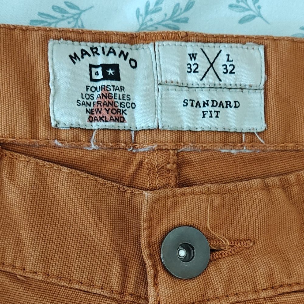 Fourstar Clothing Mariano Standard Fit Pants in Camel